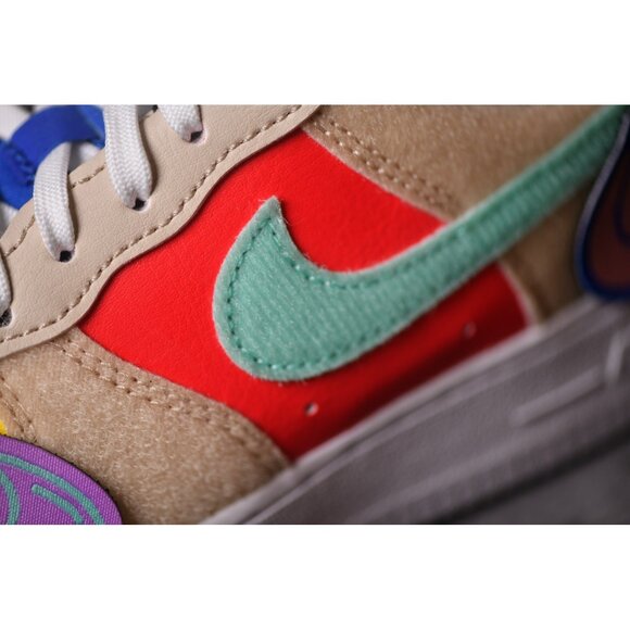 New! Size: 3 Kid |Nike Air Force 1 Low Multi-Color Velcro| DZ2807-100 RARE SIZE - Picture 7 of 16